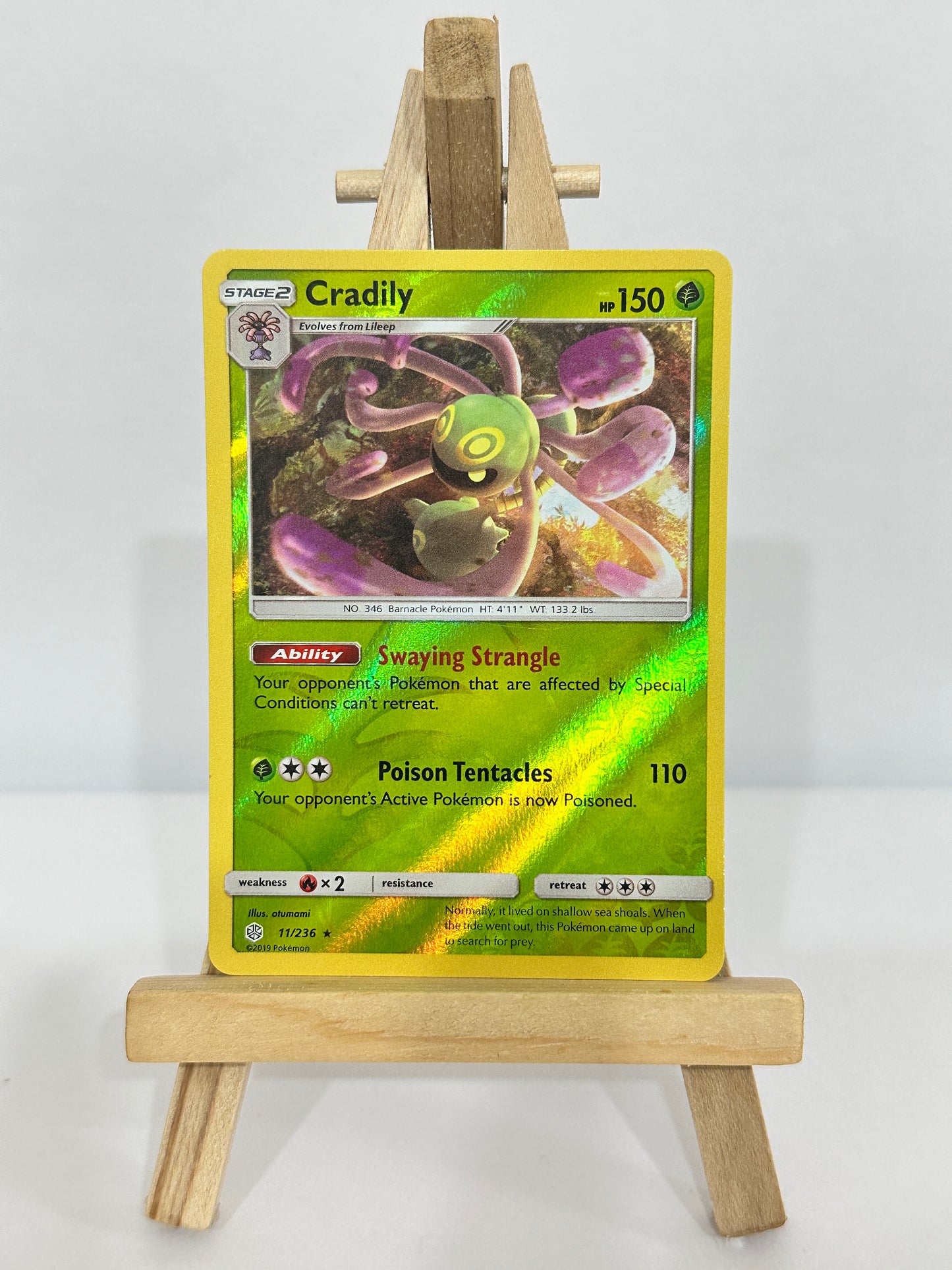 Cradily (SM Cosmic Eclipse) Reverse Holo