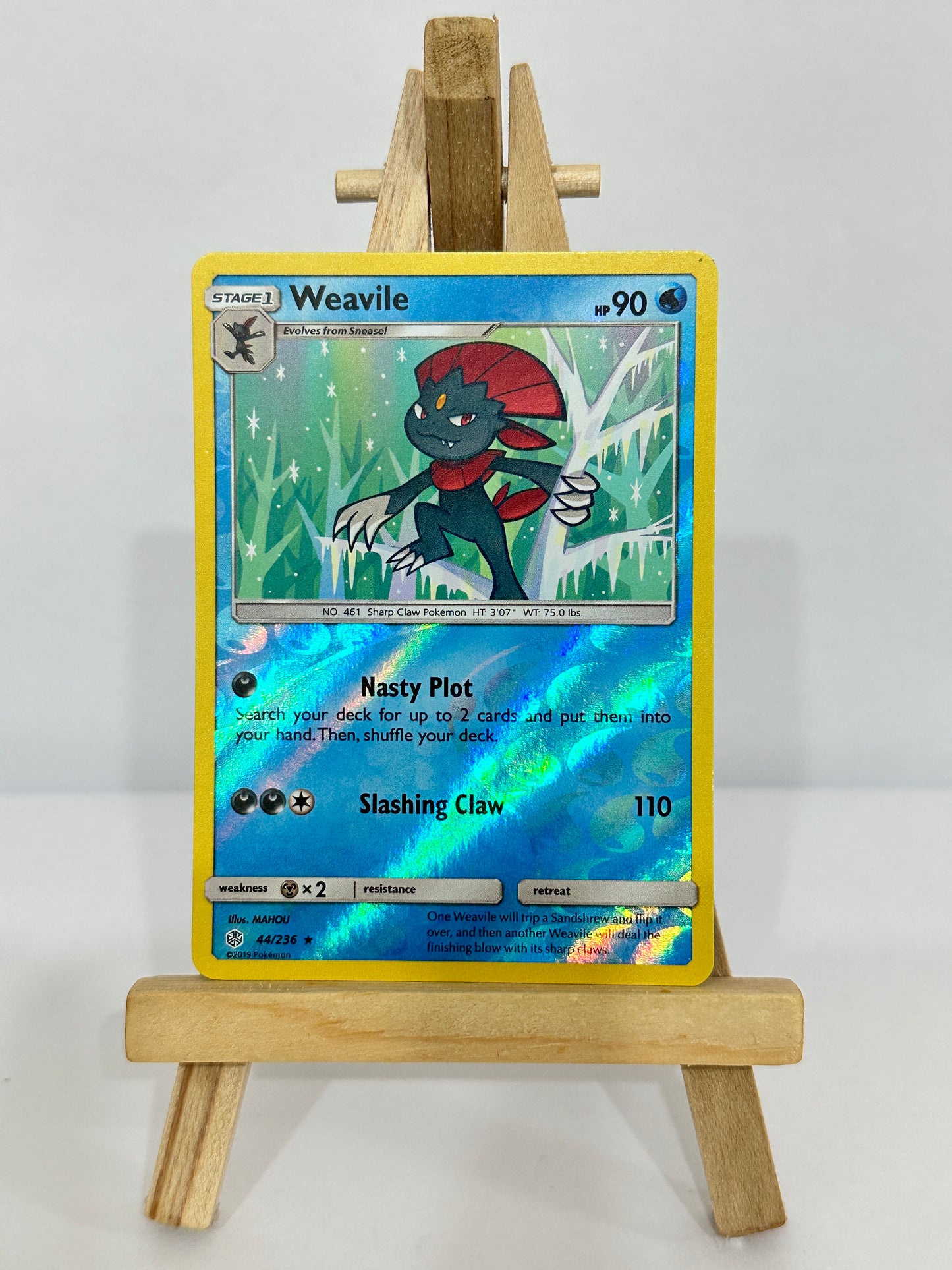 Weavile (SM Cosmic Eclipse) Reverse Holo