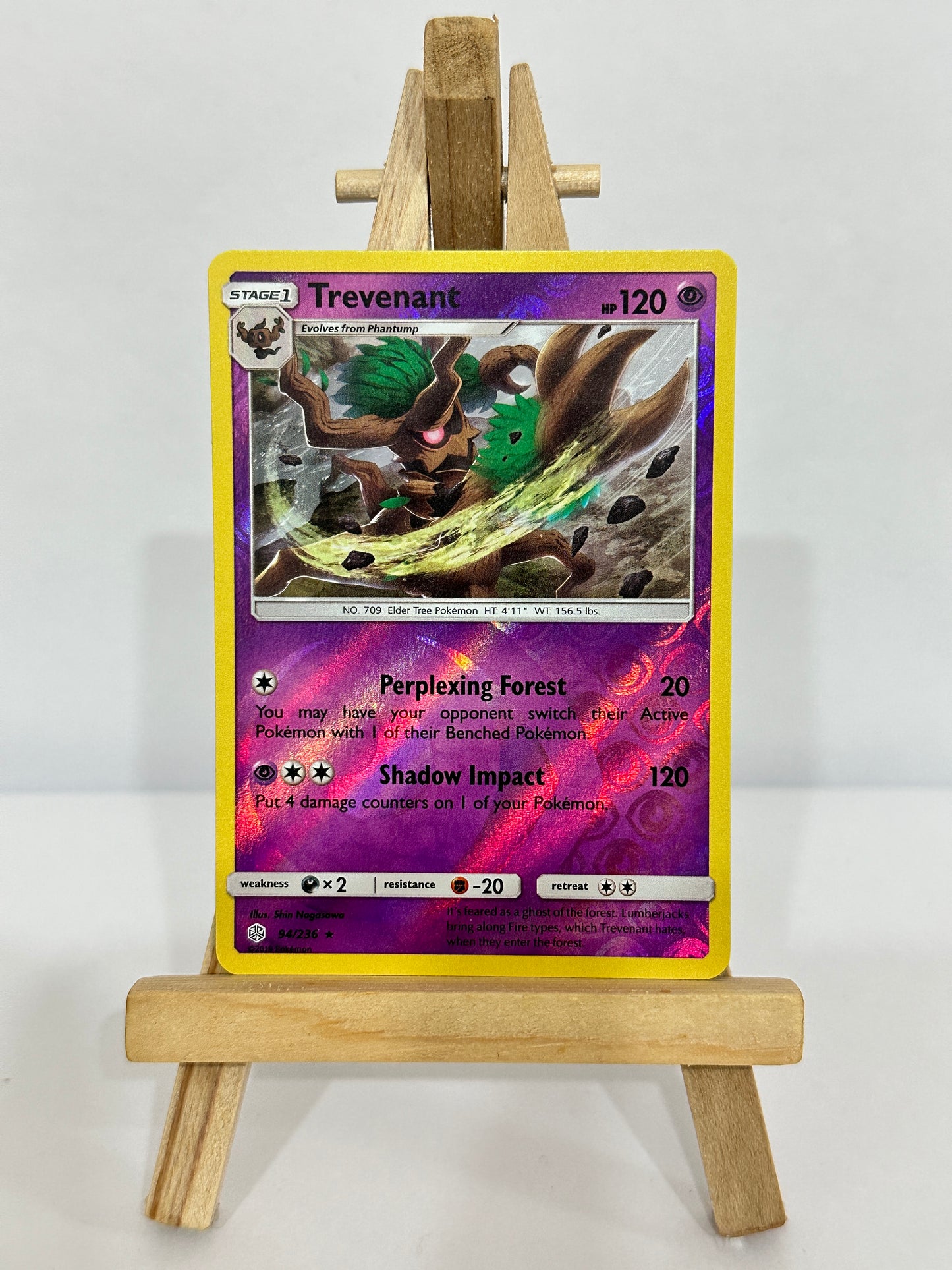 Trevenant (SM Cosmic Eclipse) Reverse Holo