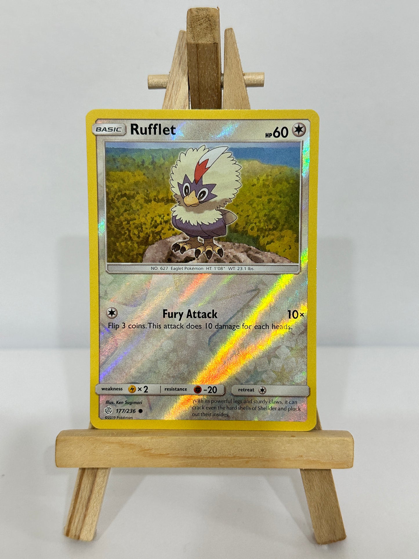Rufflet (SM Cosmic Eclipse) Reverse Holo