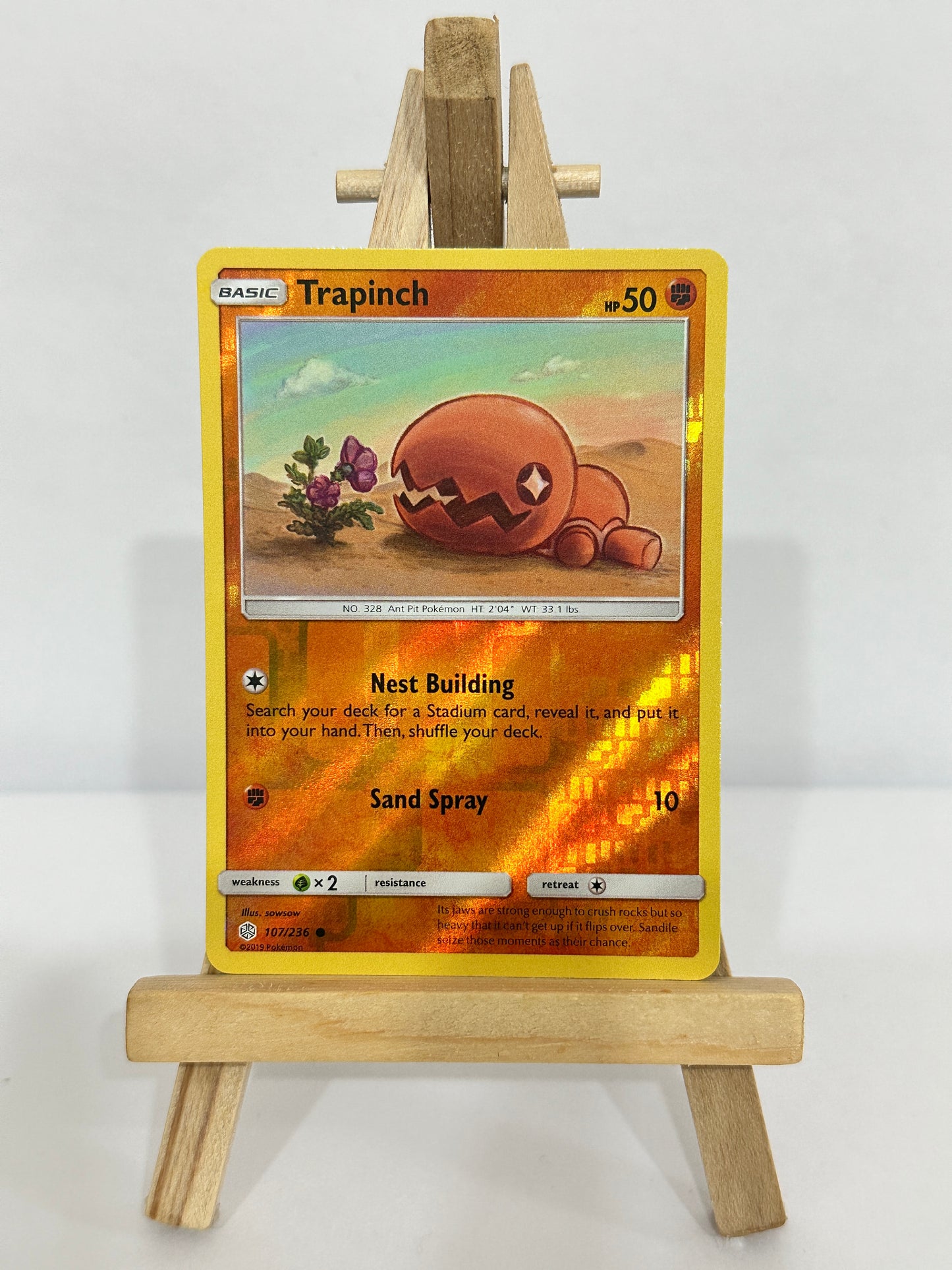 Trapinch (SM Cosmic Eclipse) Reverse Holo