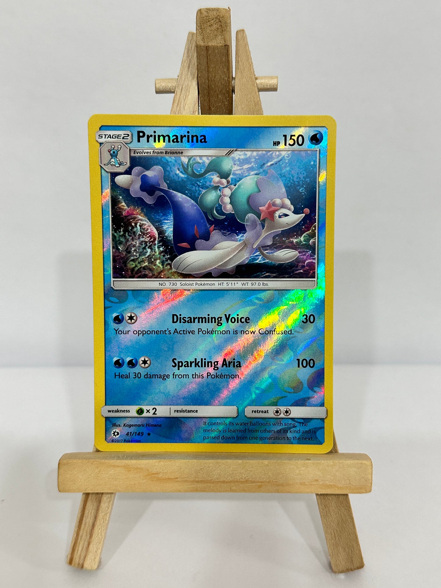 Primarina (SM Base Set) Reverse Holos