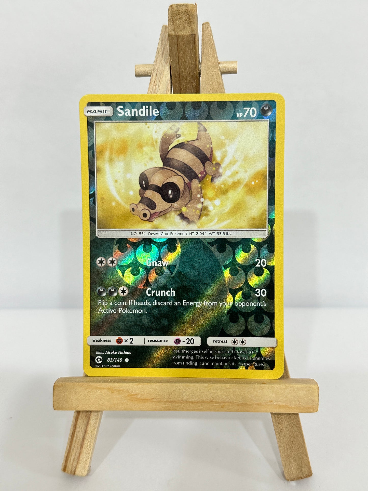 Sandile (SM Base Set) Reverse Holos