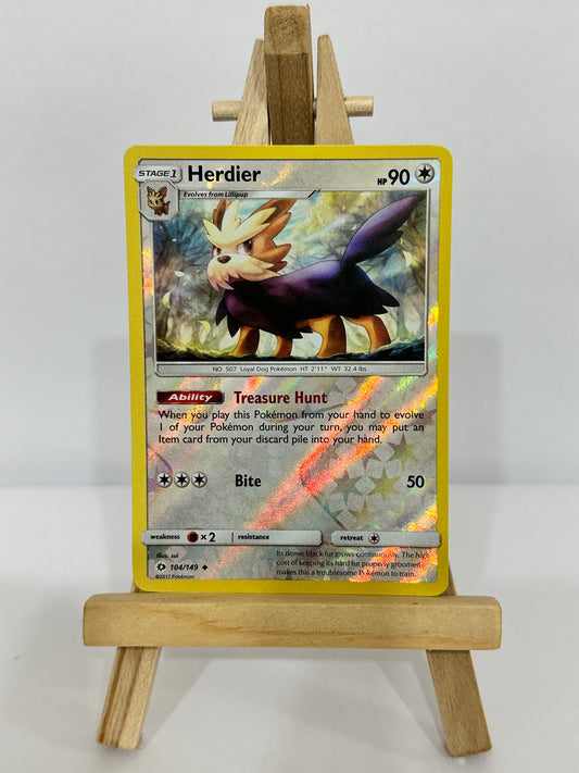 Herdier (SM Base Set) Reverse Holos