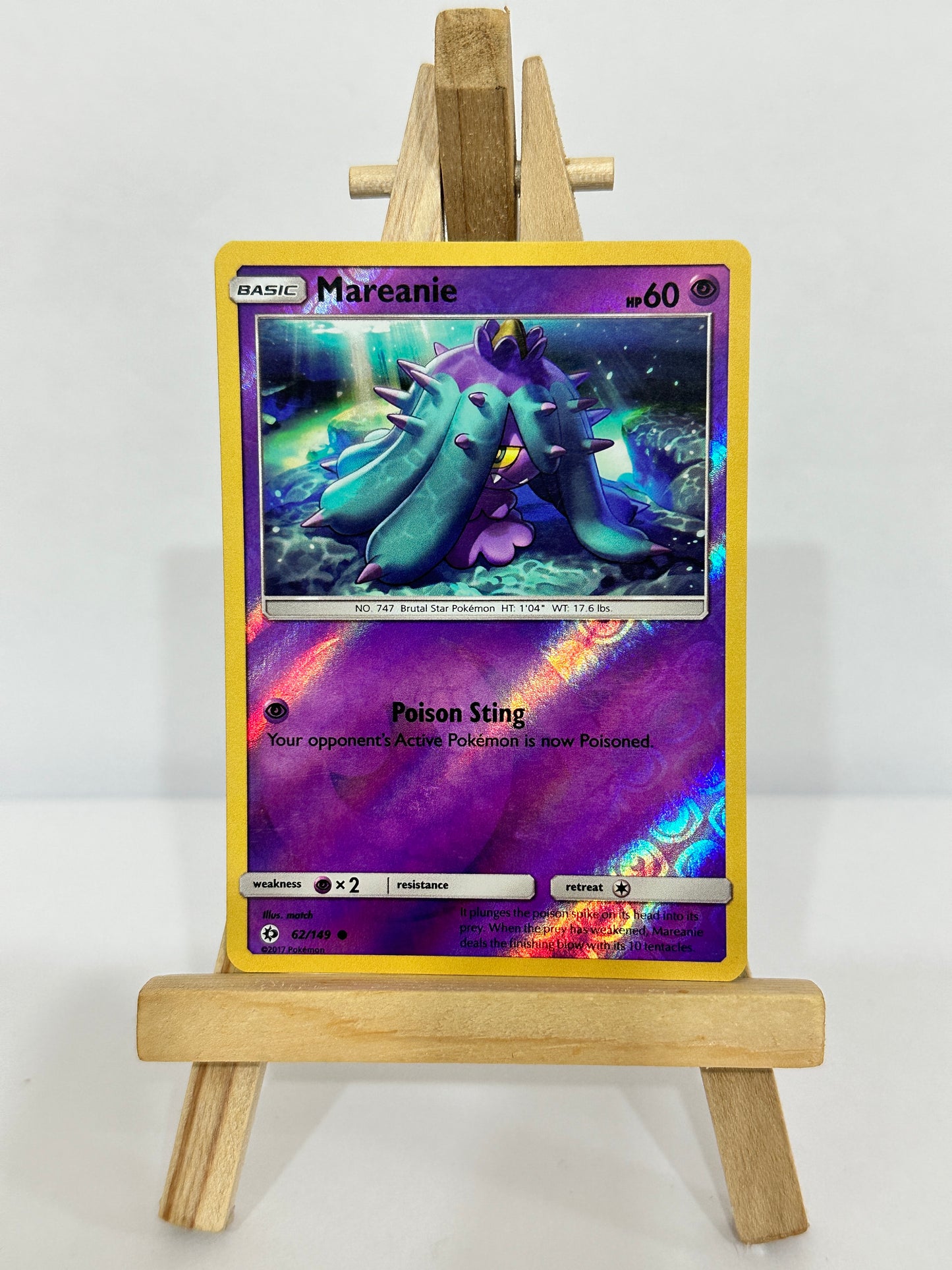 Mareanie (SM Base Set) Reverse Holos