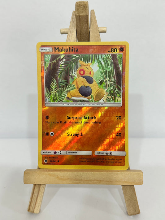 Makuhita (SM Base Set) Reverse Holos