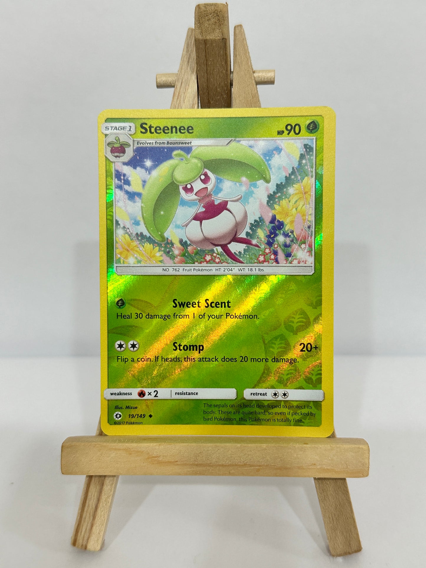 Steenee (SM Base Set) Reverse Holos