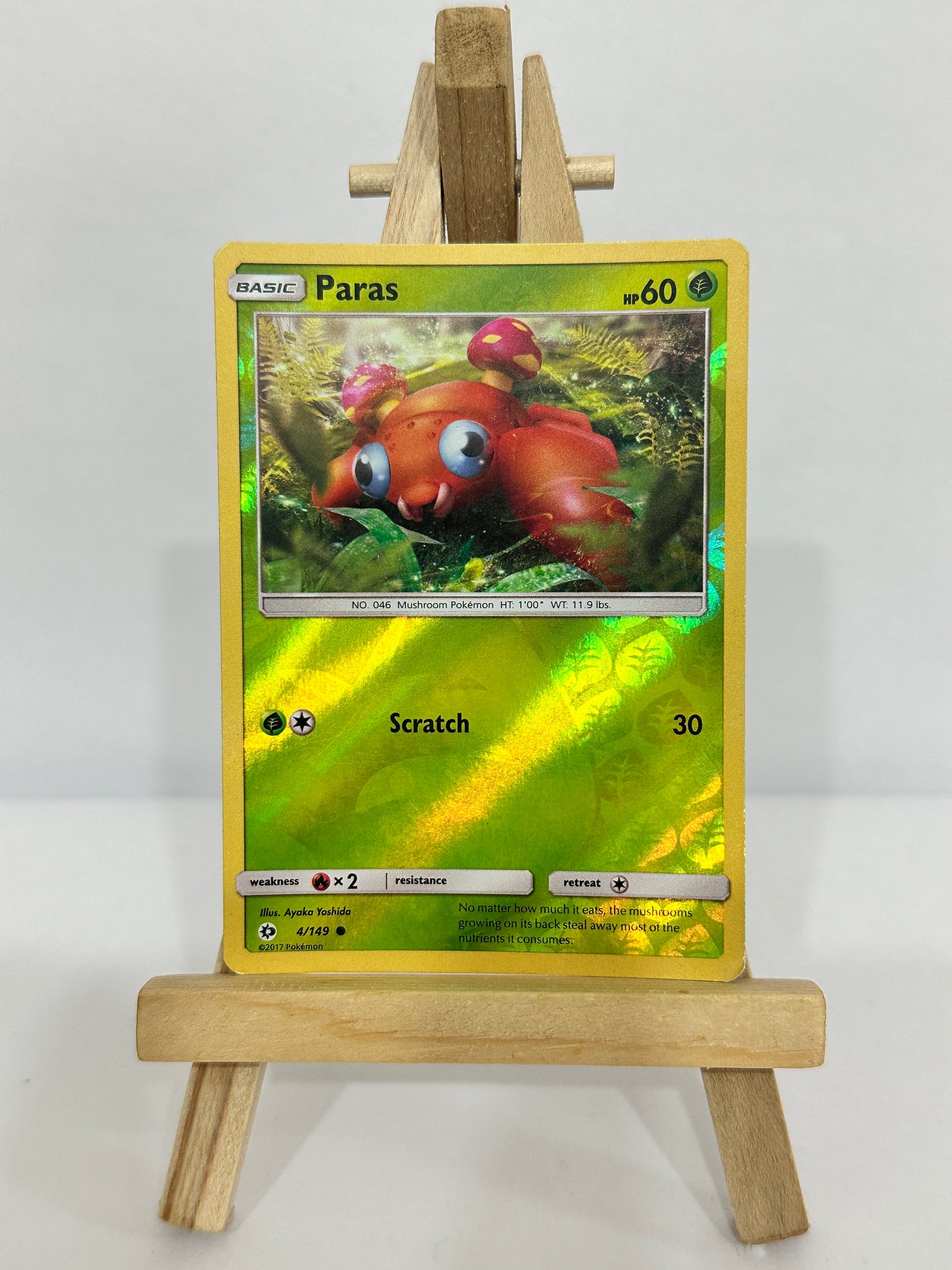 Paras (SM Base Set) Reverse Holo