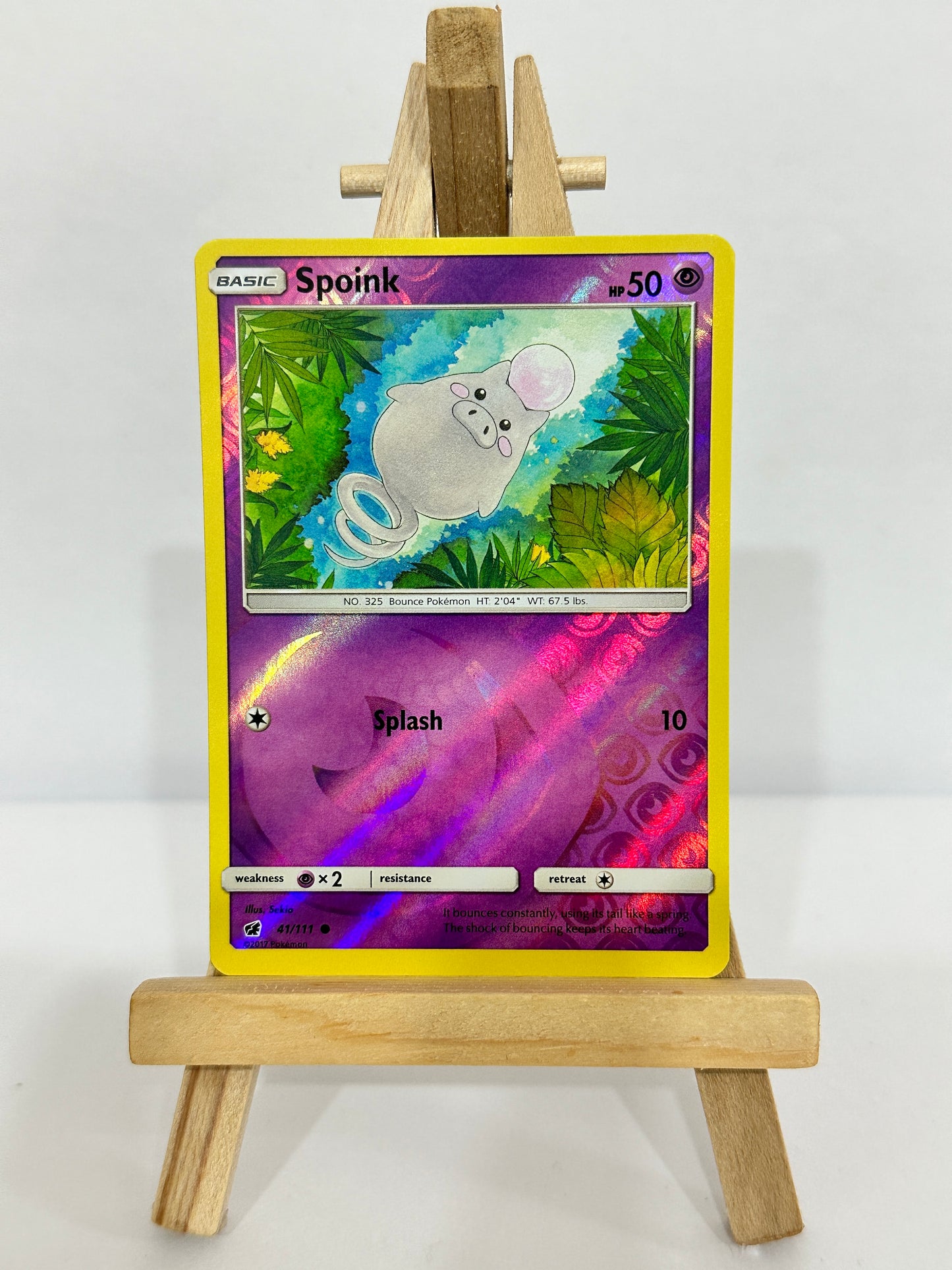 Spoink (SM Crimson Invasion) Reverse Holos