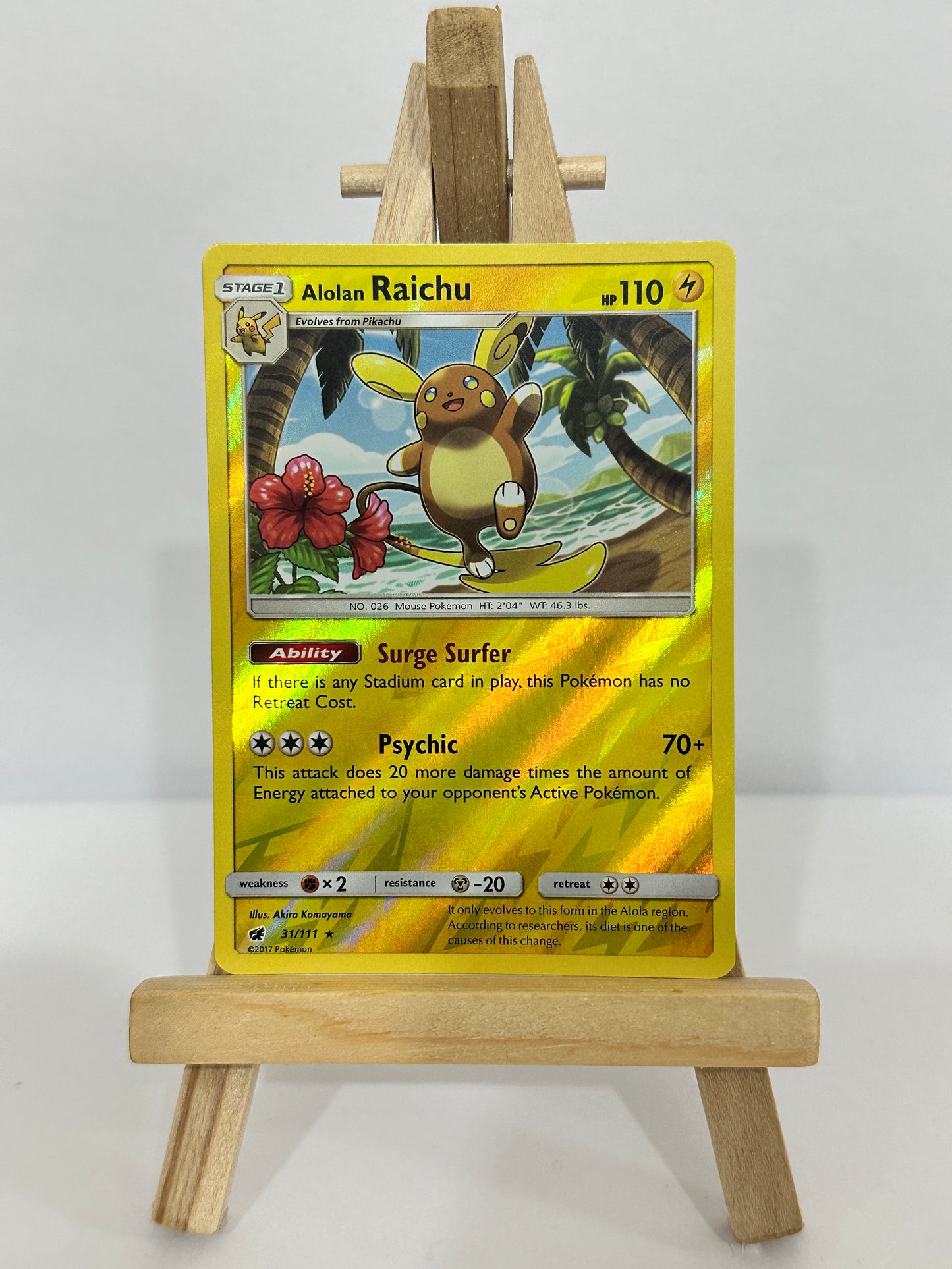 Alolan Raichu (SM Crimson Invasion) Reverse Holos