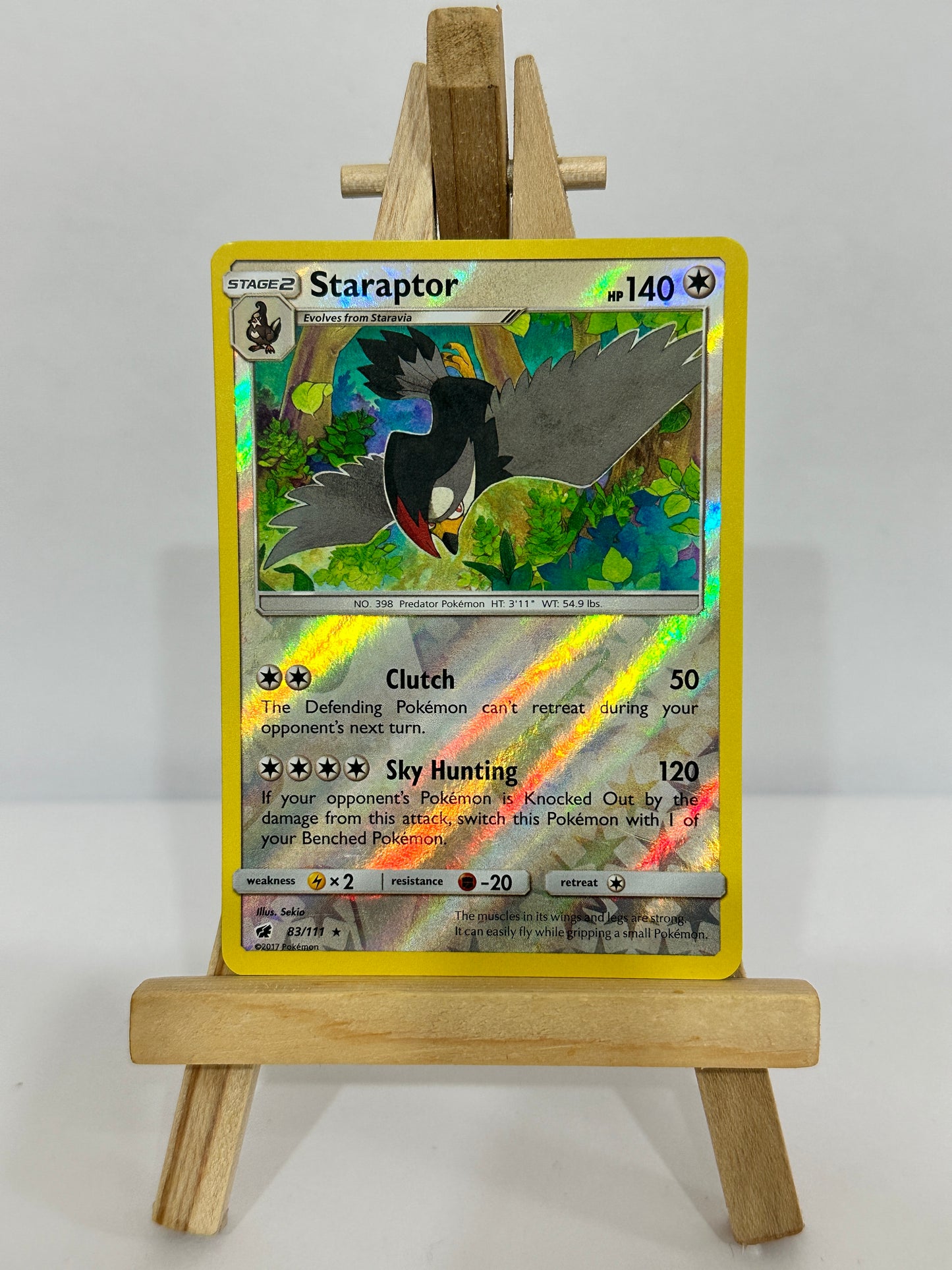 Staraptor (SM Crimson Invasion) Reverse Holos