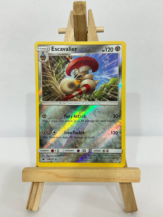 Escavalier (SM Crimson Invasion) Reverse Holos