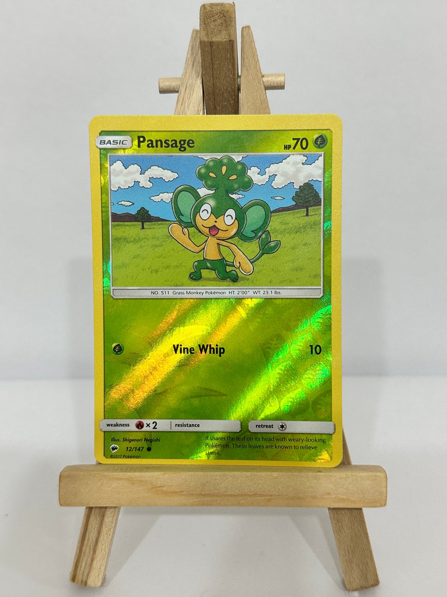 Pansage (SM Burning Shadows) Reverse Holos