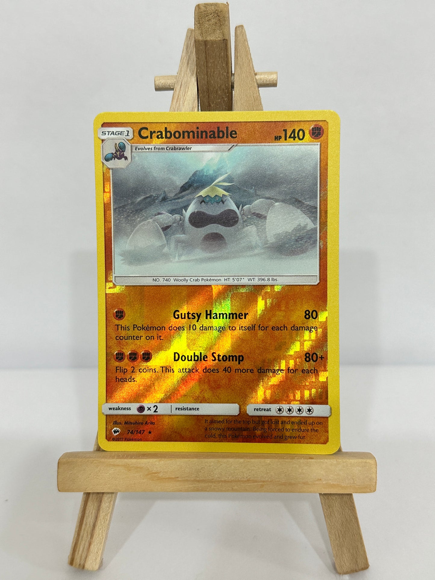 Crabominable (SM Burning Shadows) Reverse Holos