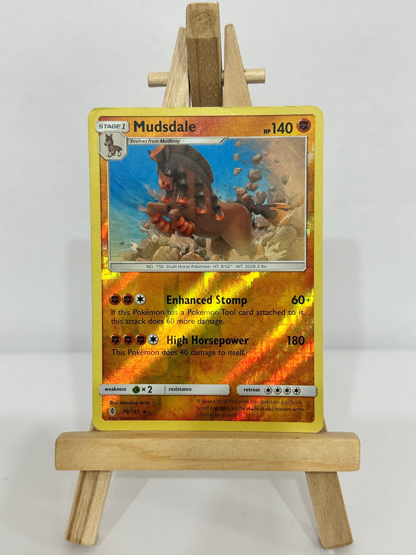 Mudsdale (SM Guardians Rising) Reverse Holo