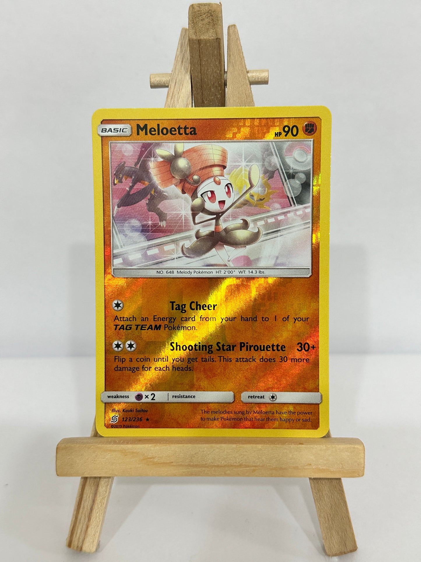 Meloetta (SM Unified Minds) Reverse Holo