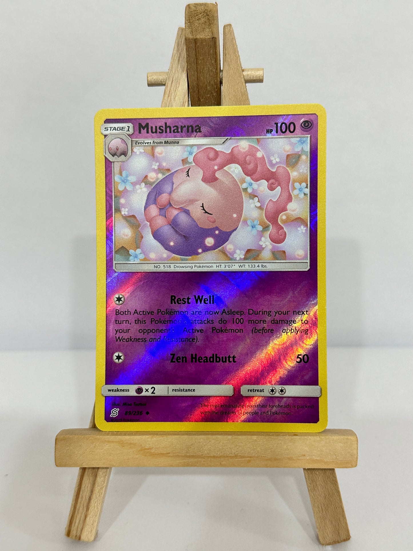 Musharna (SM Unified Minds) Reverse Holo