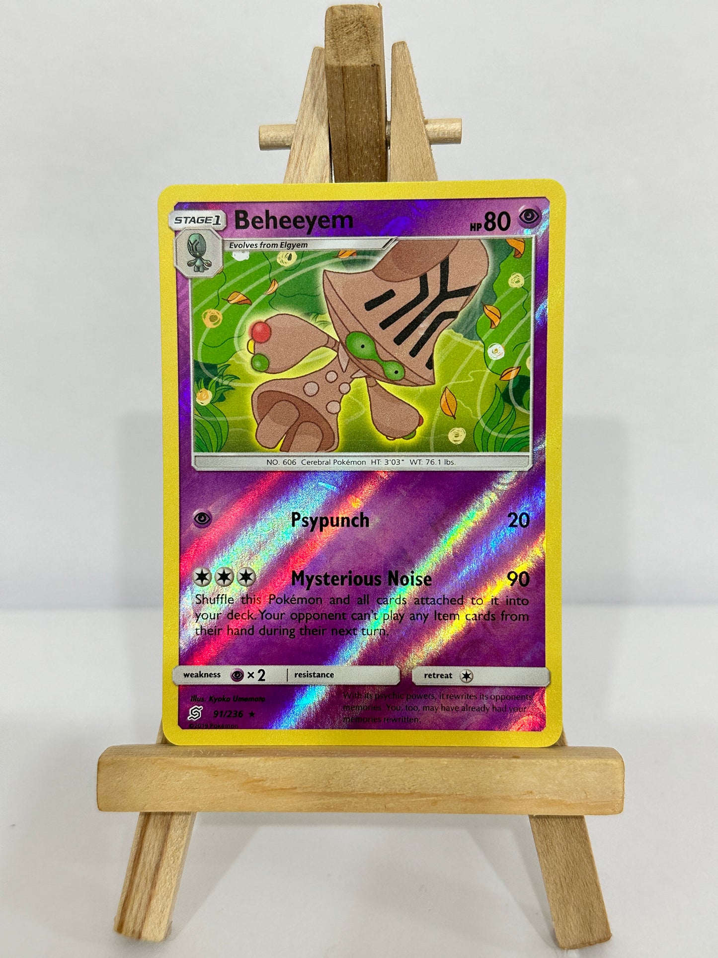 Beheeyem (SM Unified Minds) Reverse Holo
