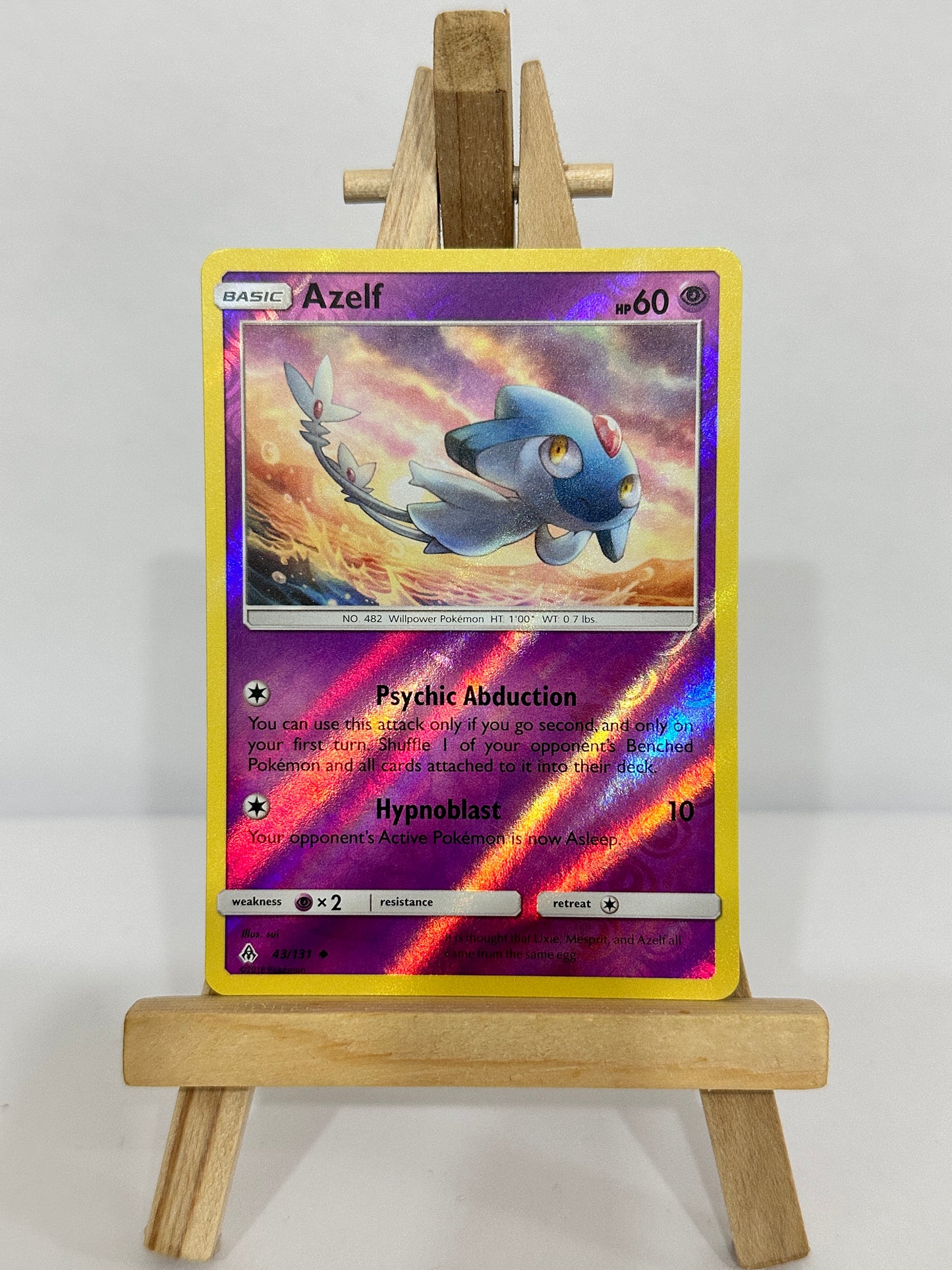 Azelf (SM Forbidden Light) Reverse Holo