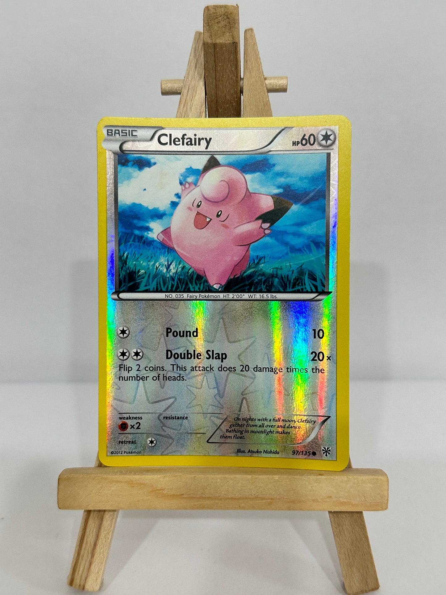 Clefairy (BW Plasma Storm) Reverse Holo