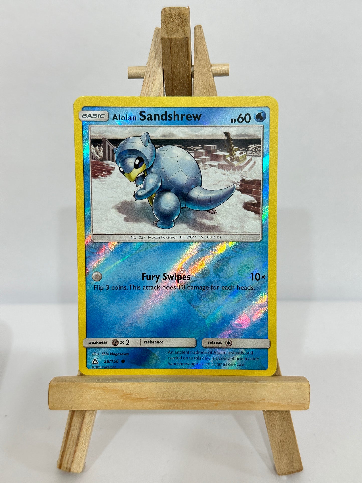 Alolan Sandshrew (SM Ultra Prism) Reverse Holo