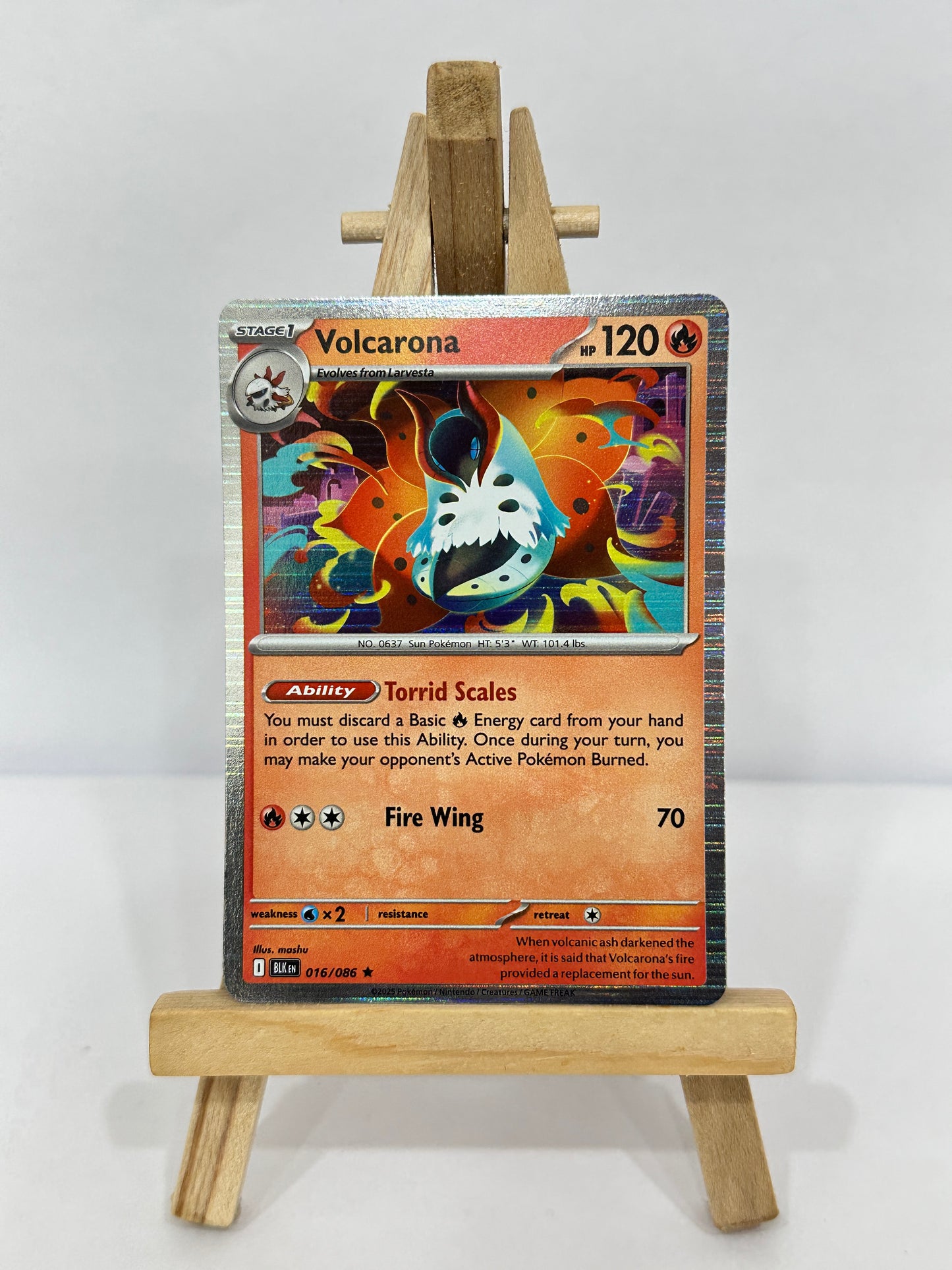 Volcarona (SV Black Bolt & White Flare) Holo