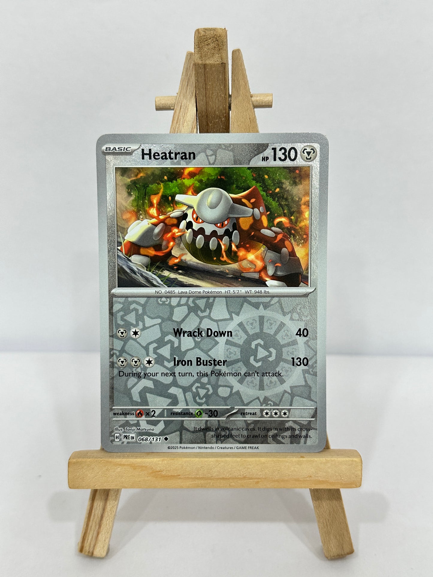 Heatran (SV Prismatic Evolution) Reverse Holo