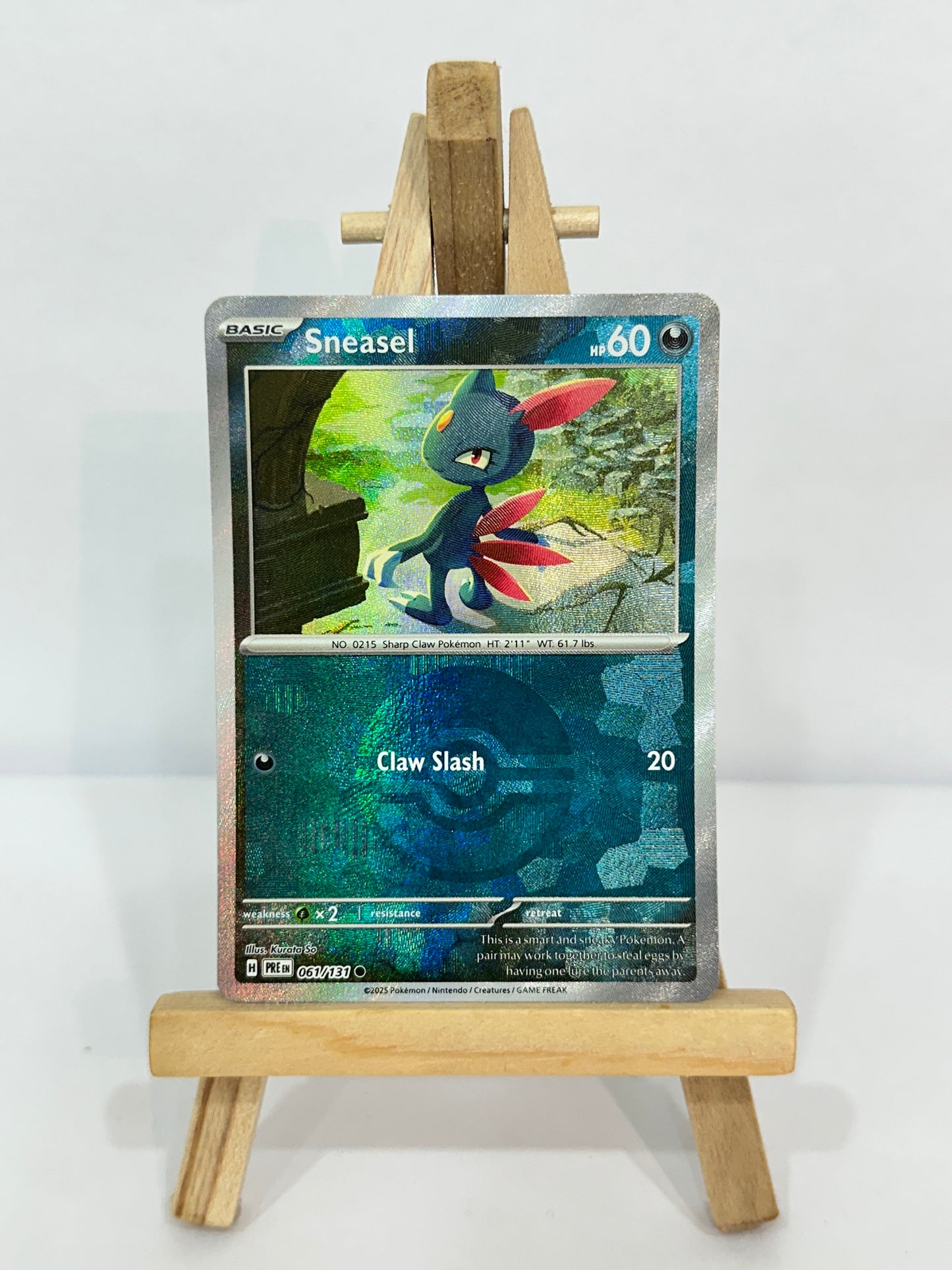 Sneasel (SV Prismatic Evolution) Pokeball Reverse Holo