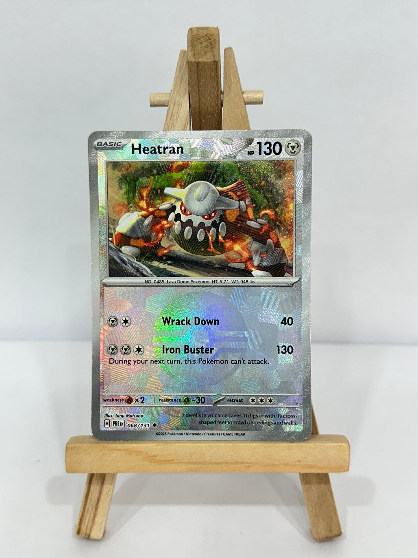 Heatran (SV Prismatic Evolution) Pokeball Reverse Holo