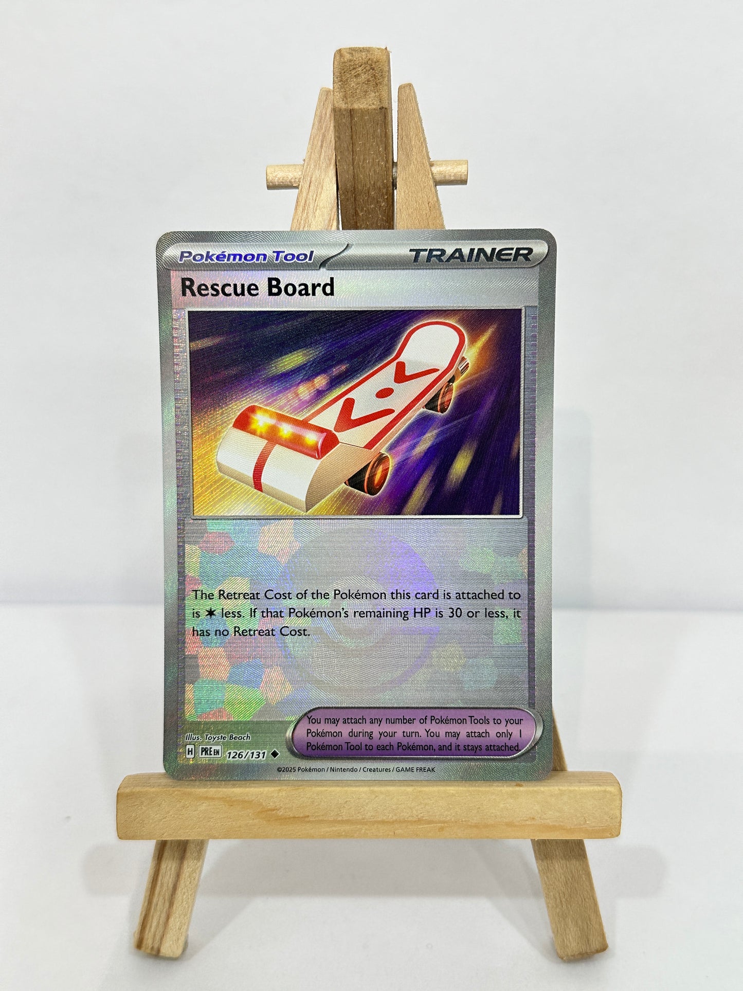 Rescue Board (SV Prismatic Evolution) Pokeball Reverse Holo
