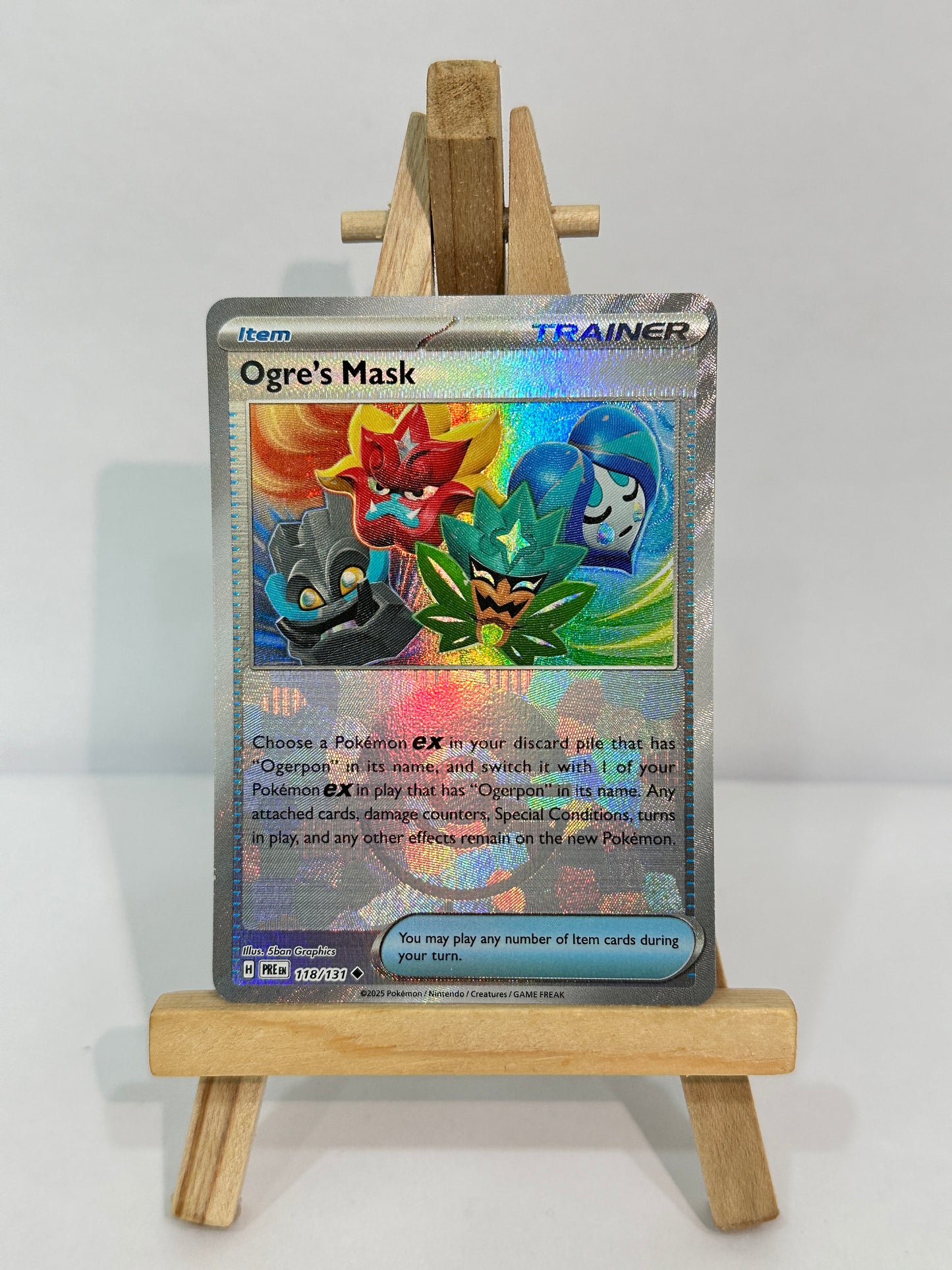 Ogre’s Mask (SV Prismatic Evolution) Pokeball Reverse Holo