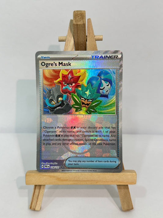 Ogre’s Mask (SV Prismatic Evolution) Pokeball Reverse Holo