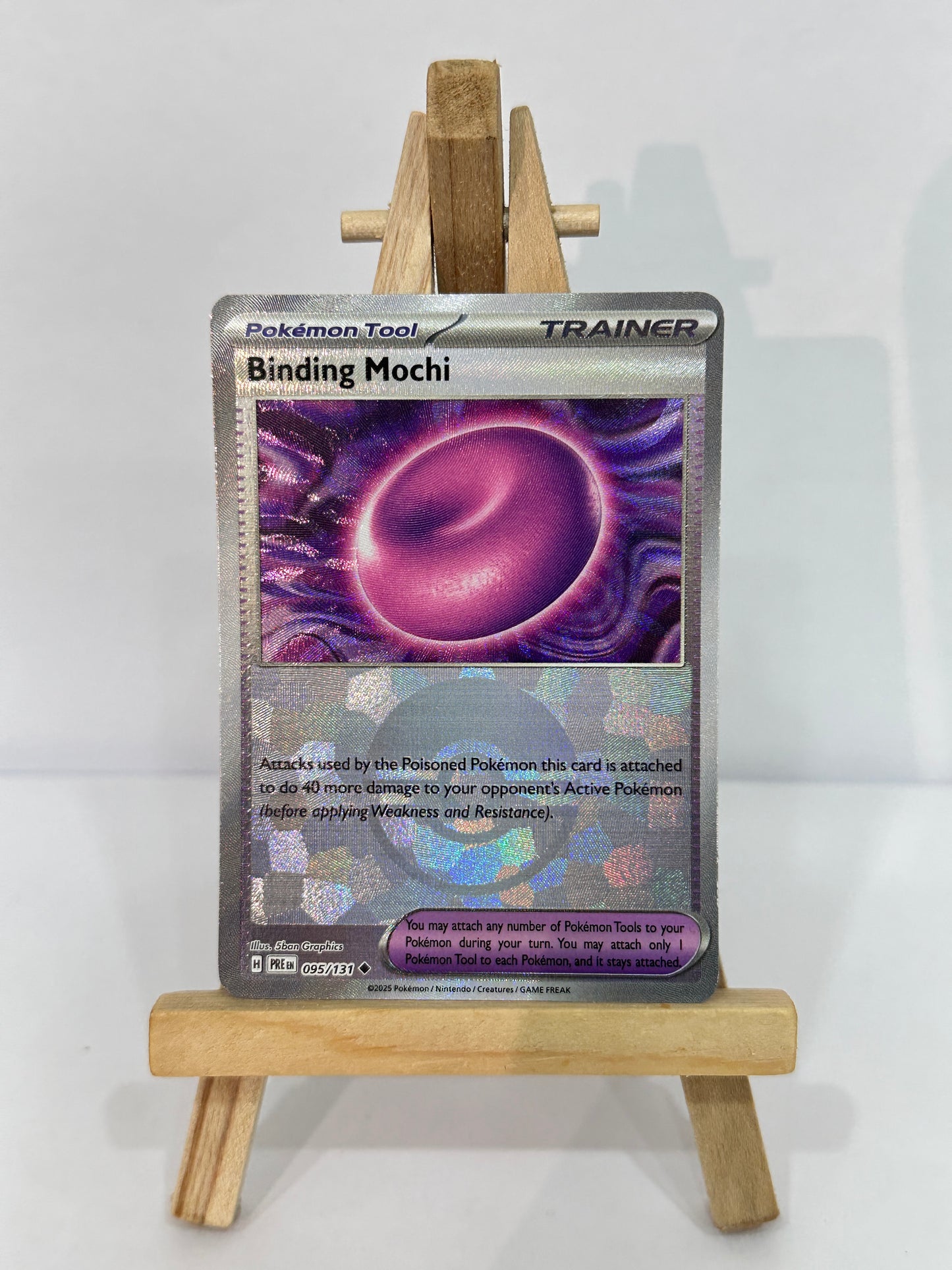 Binding Mochi (SV Prismatic Evolution) Pokeball Reverse Holo