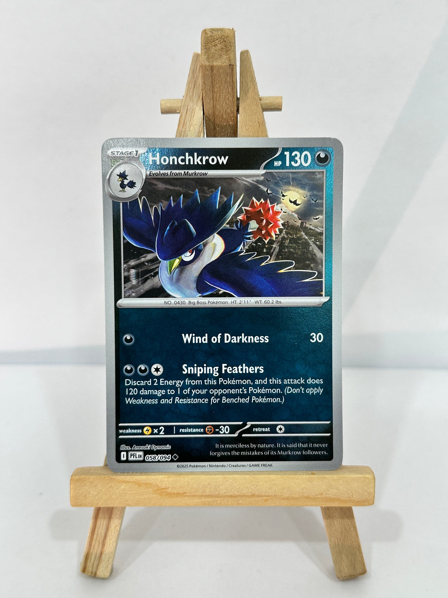 Honchkrow (ME Phantasmal Flames) Reverse Holo