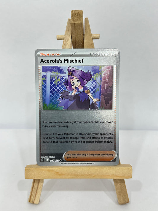 Acerola’s Mischief (Mega Evolution) Reverse Holo