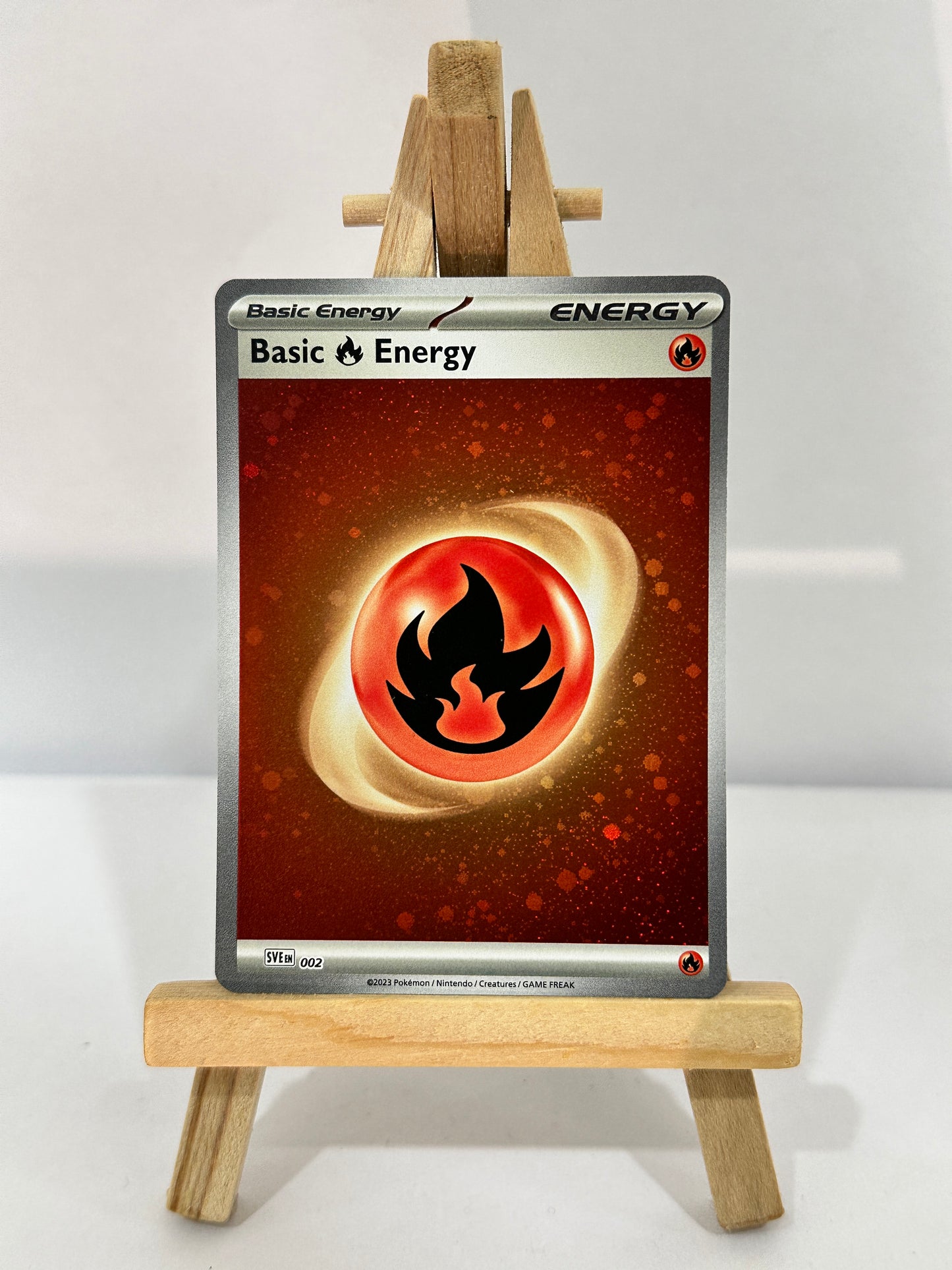 Fire Energy (SV 151) Holo Swirl 🌀