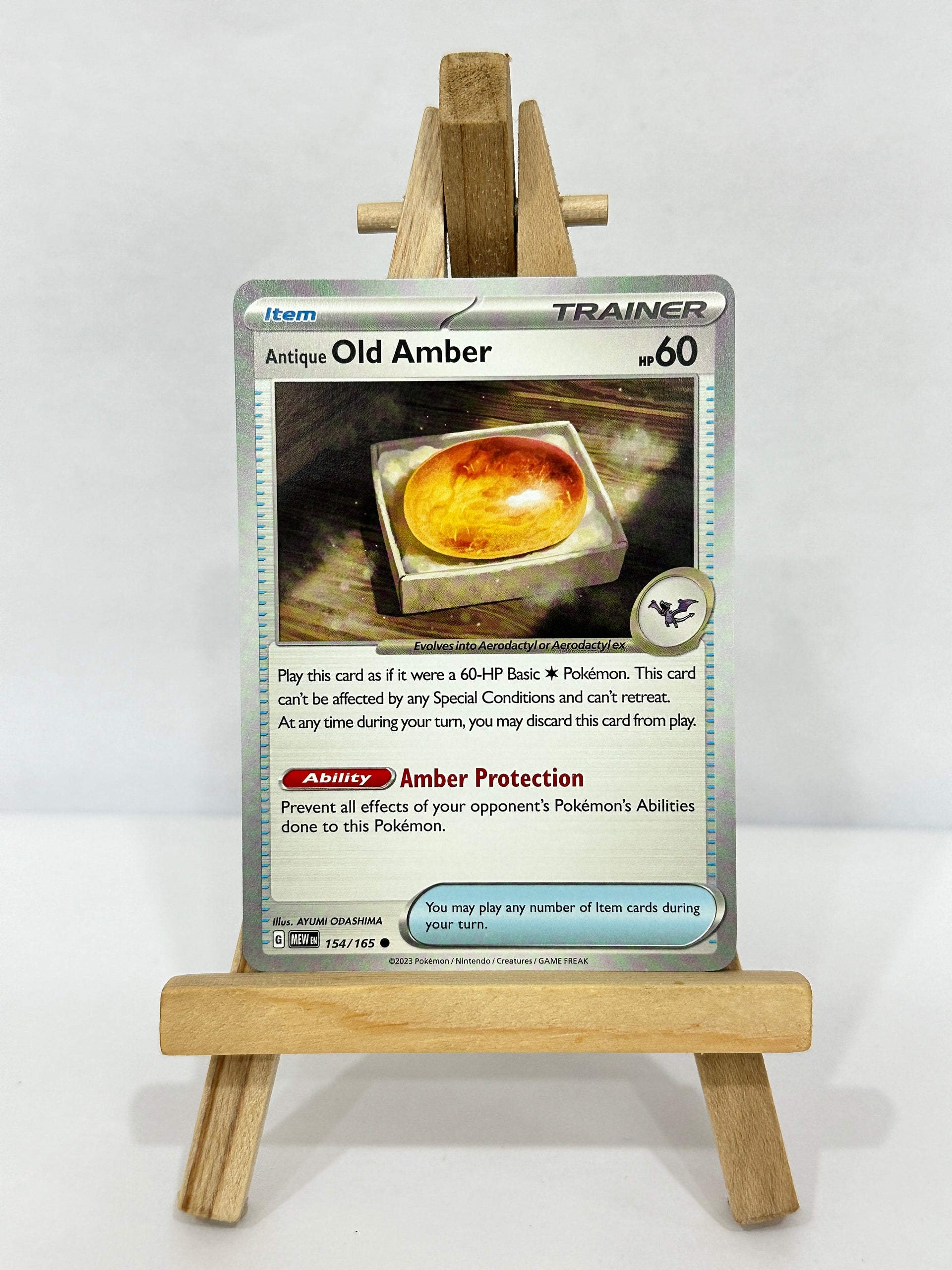 old amber pokemon card Antique (SV 151) – Hobbie JR you may discard this MTG Brain Dead Secret Print Size:Premium - 18