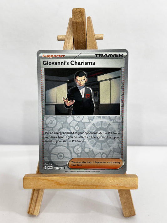 Giovanni’s Charisma (SV 151) Reverse Holo