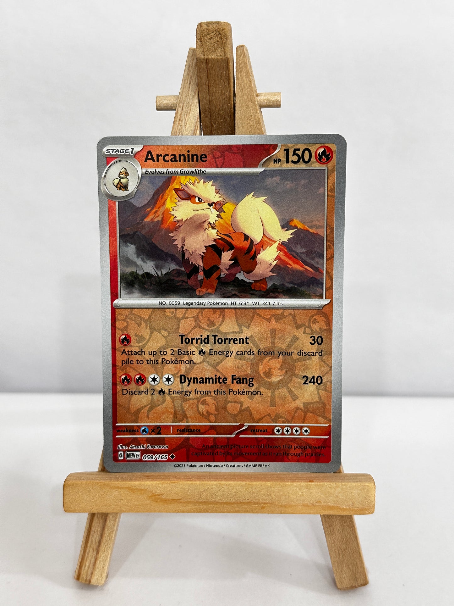 Arcanine (SV 151) Reverse Holo