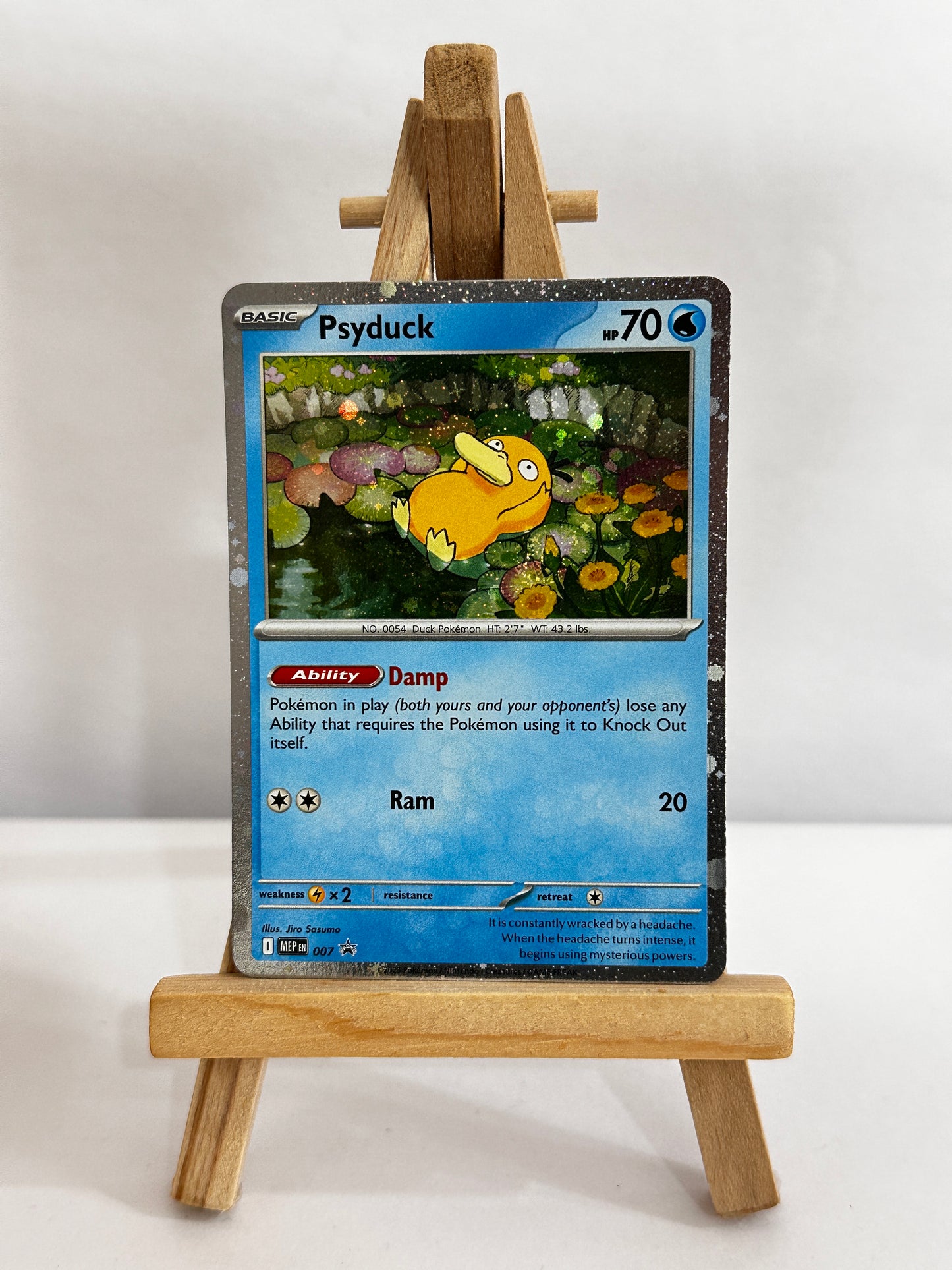 Psyduck (MEP007) Cosmo Holo Promo w/Swirl 🌀