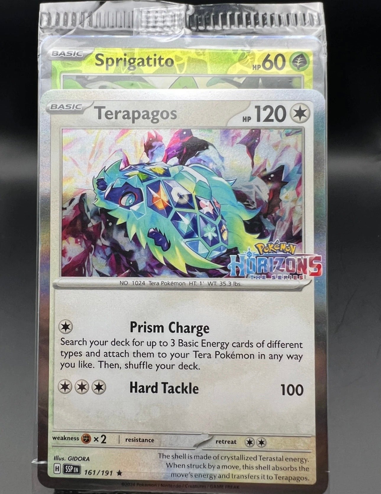 Terapagos/Sprigatito (Gamestop) Horizons Stamped Promo
