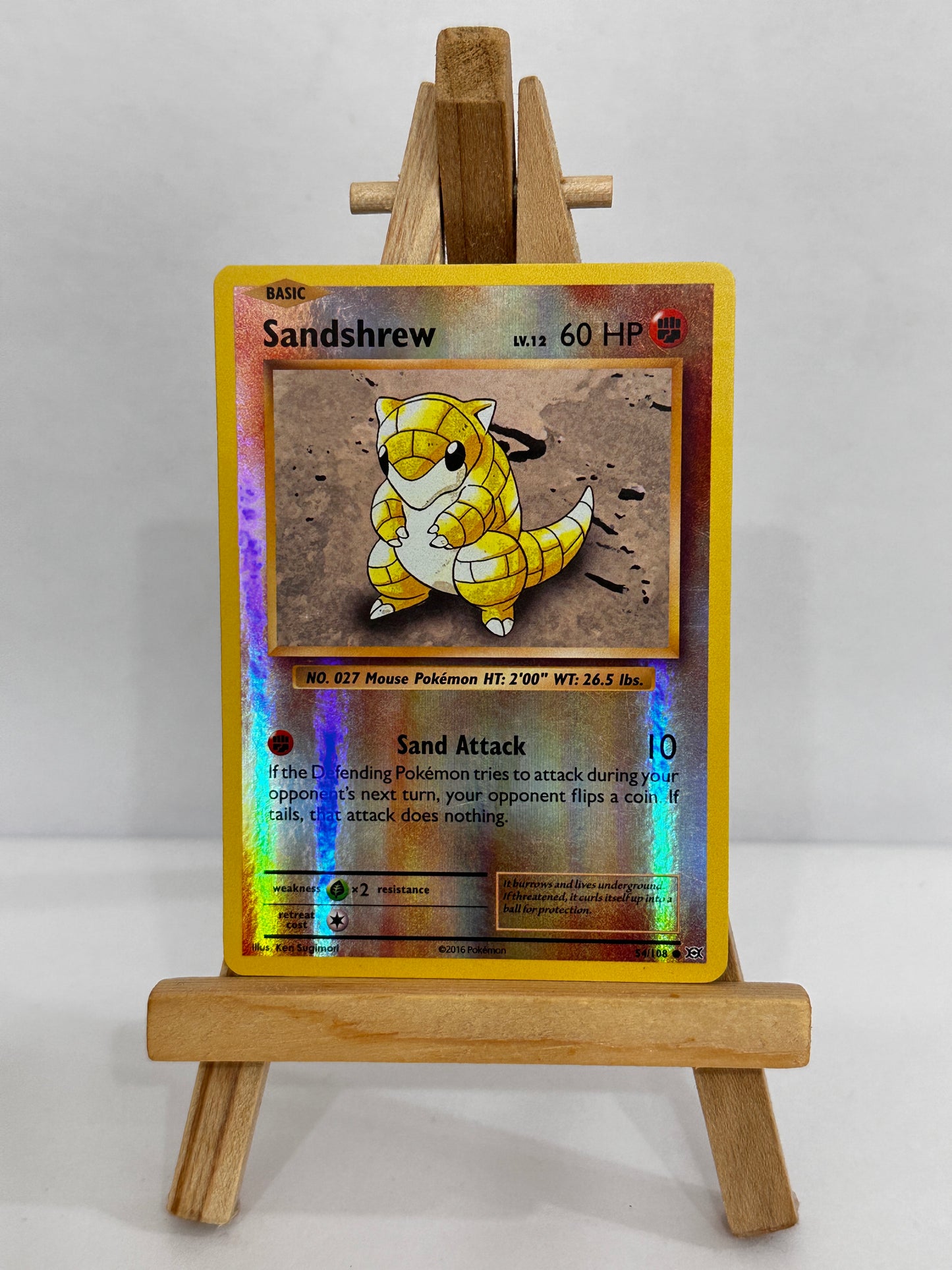 Sandshrew (XY Evolutions) Reverse Holo