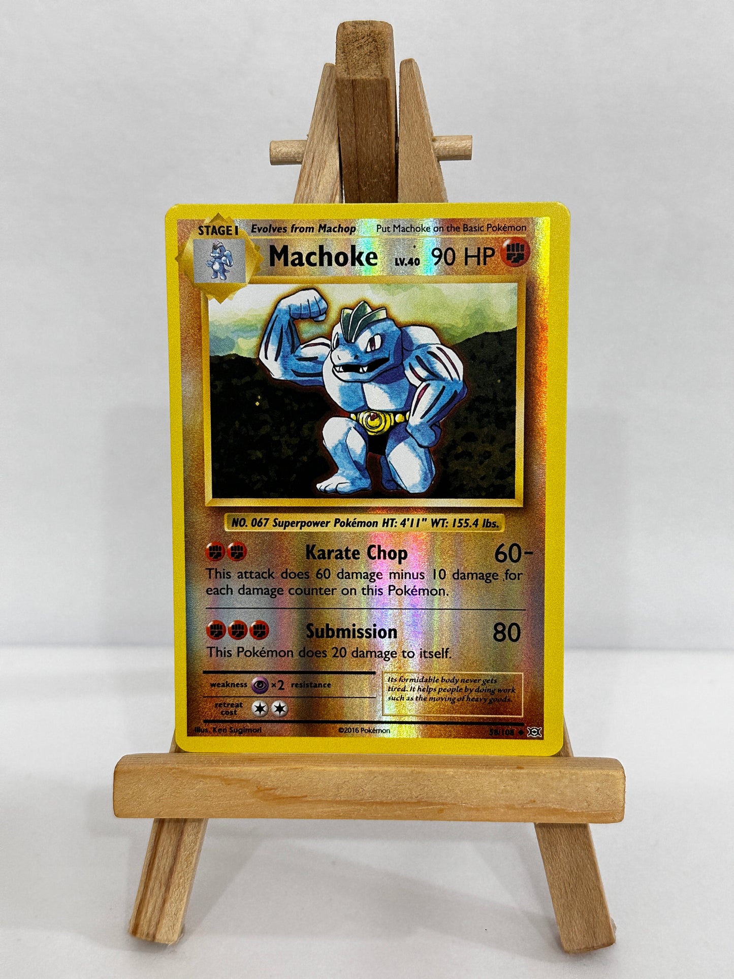 Machoke (XY Evolutions) Reverse Holo