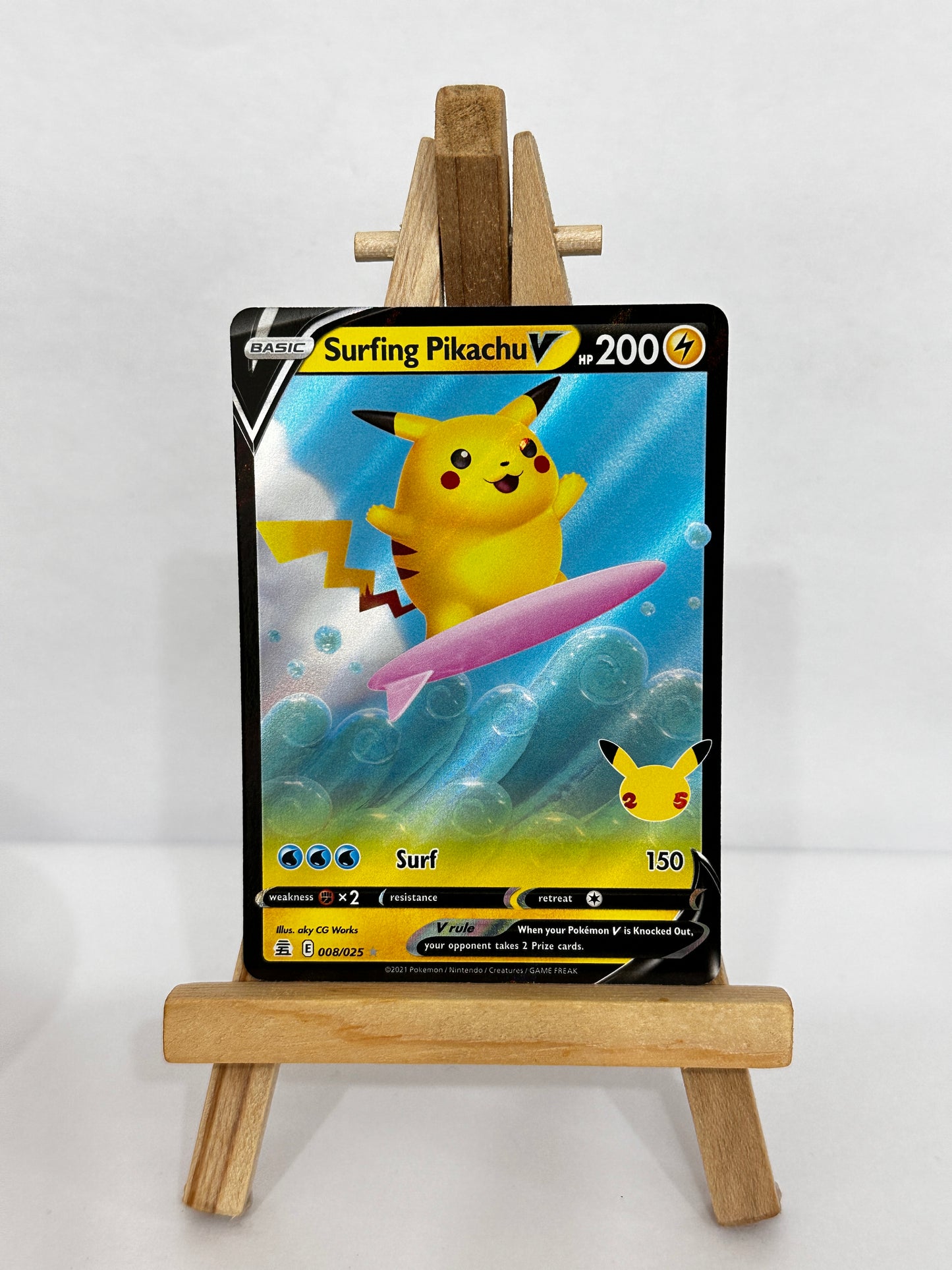 Surfing Pikachu V (SWSH Celebrations)