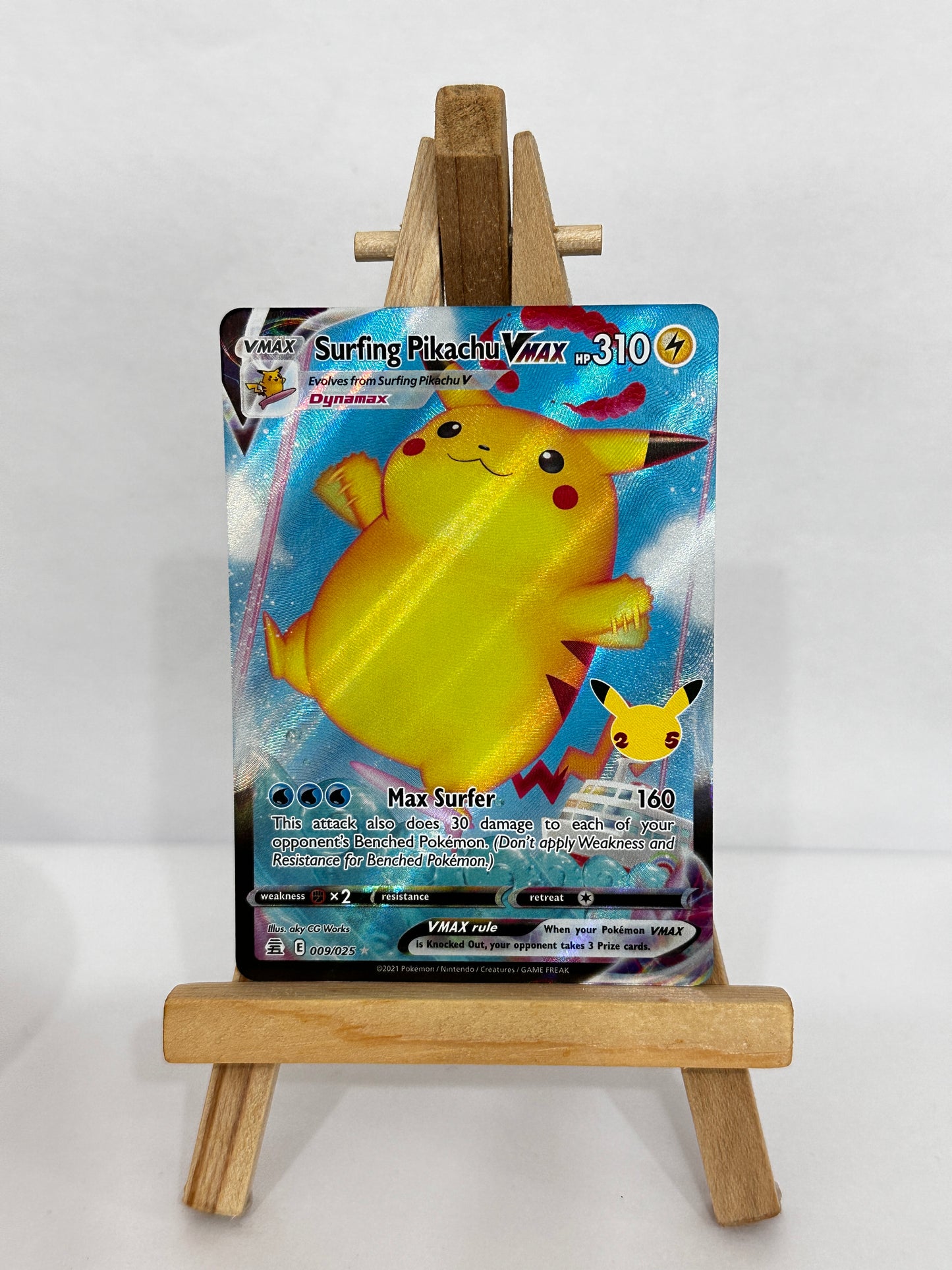 Surfing Pikachu Vmax (SWSH Celebrations)
