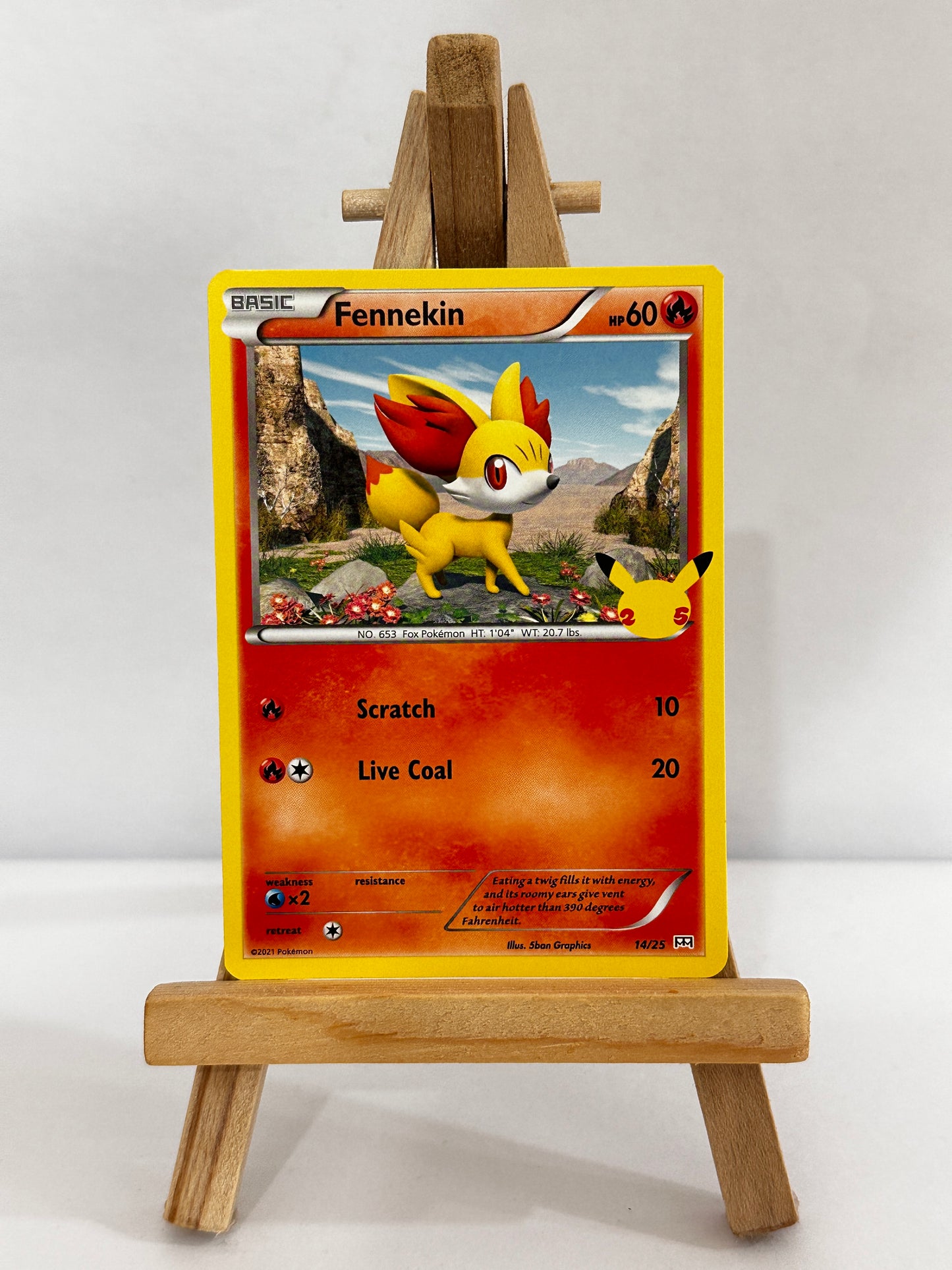 Fennekin (McDonalds 25th Anniversary Promo)