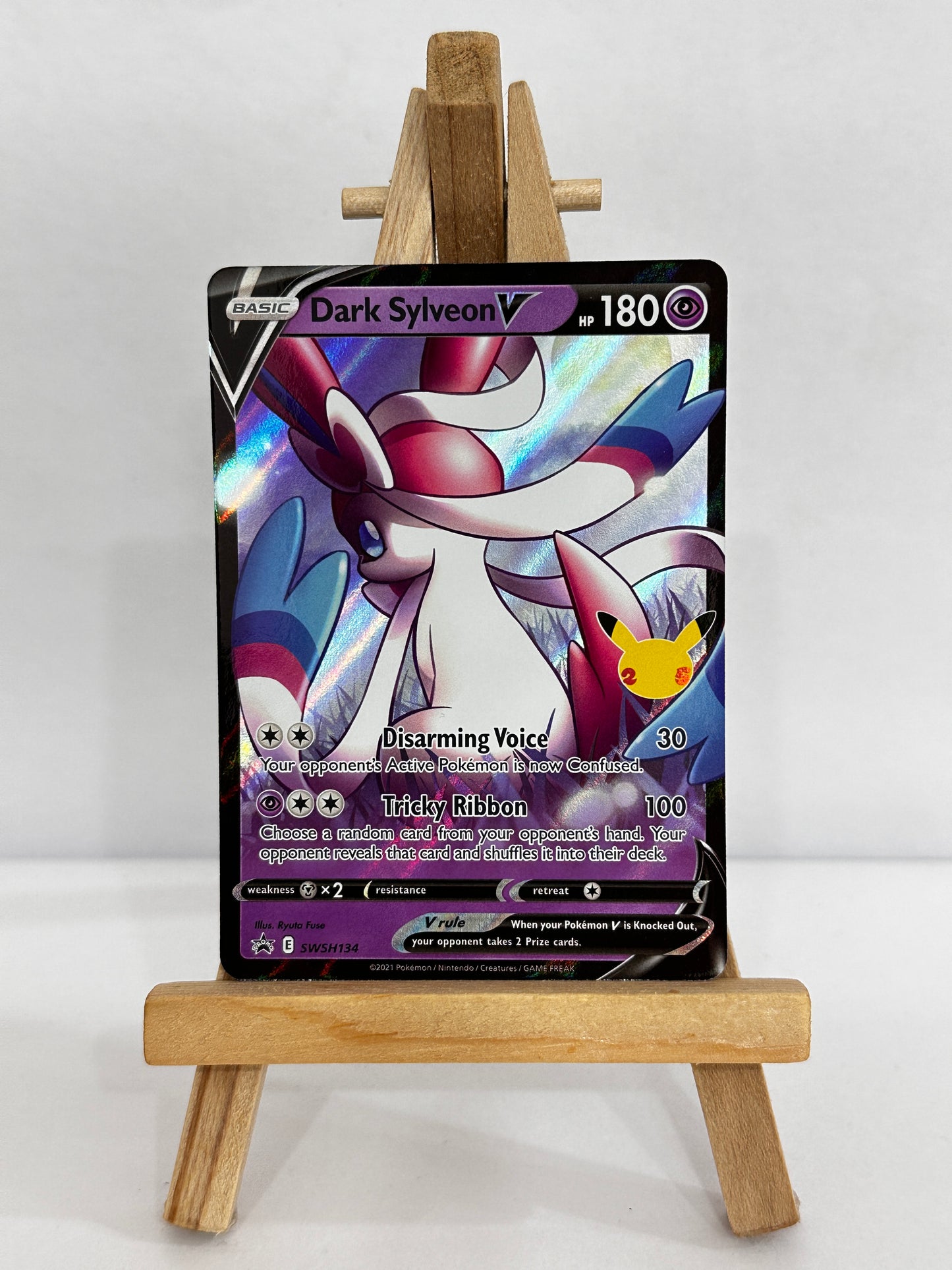 Dark Sylveon V (SWSH134) Celebrations Promo