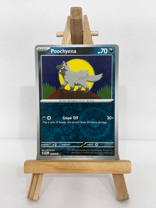 Poochyena (SV Temporal Forces) Reverse Holo