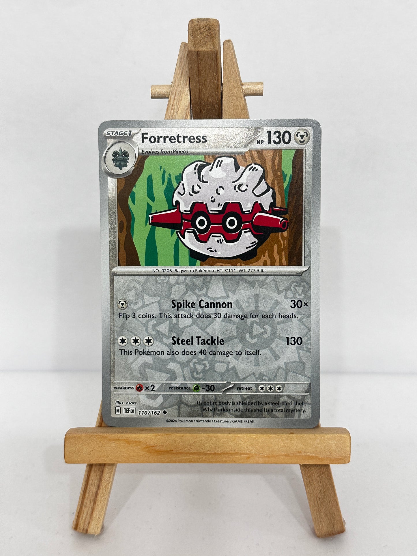 Forretress (SV Temporal Forces) Reverse Holo
