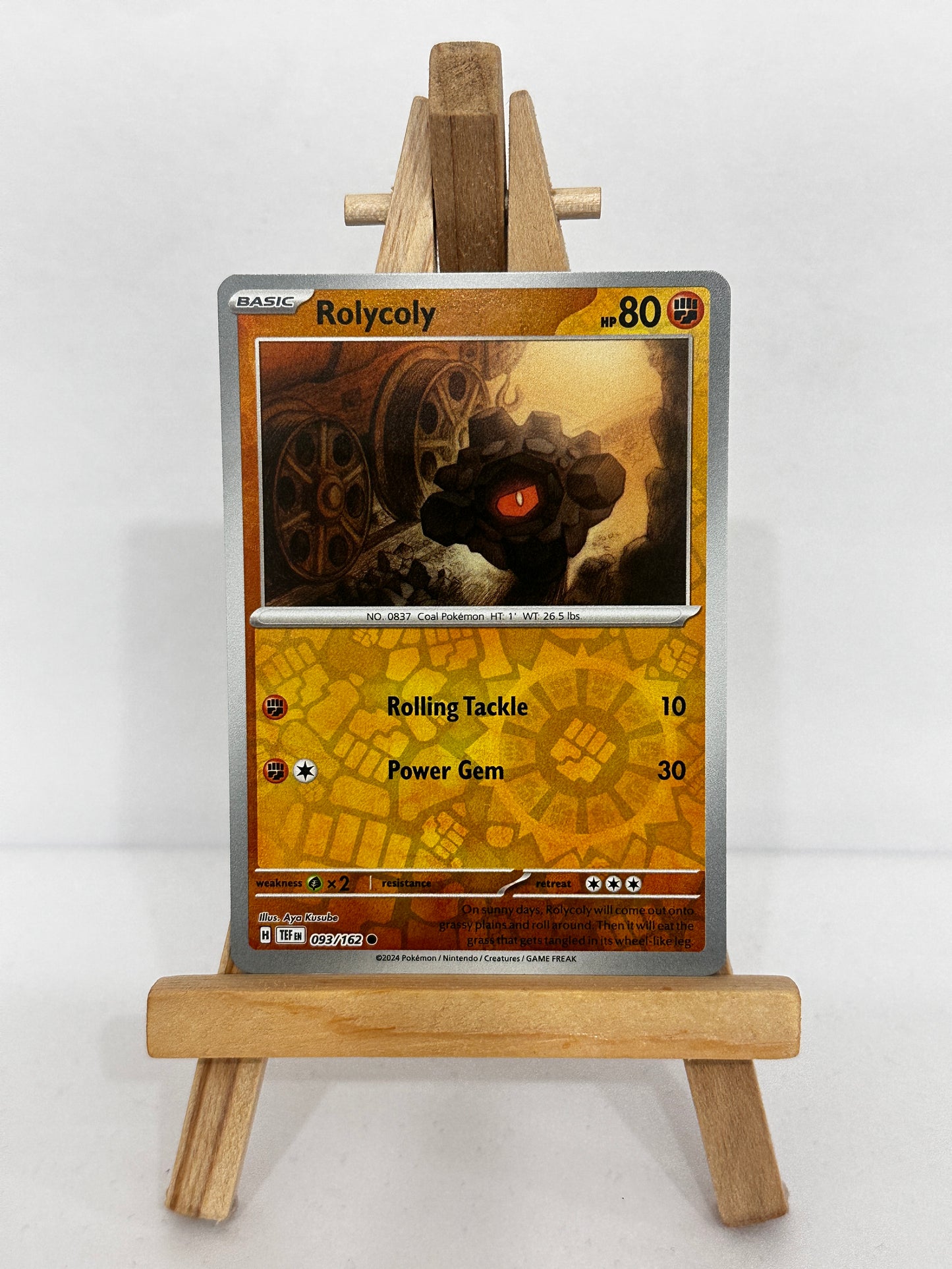 Rolycoly (SV Temporal Forces) Reverse Holo